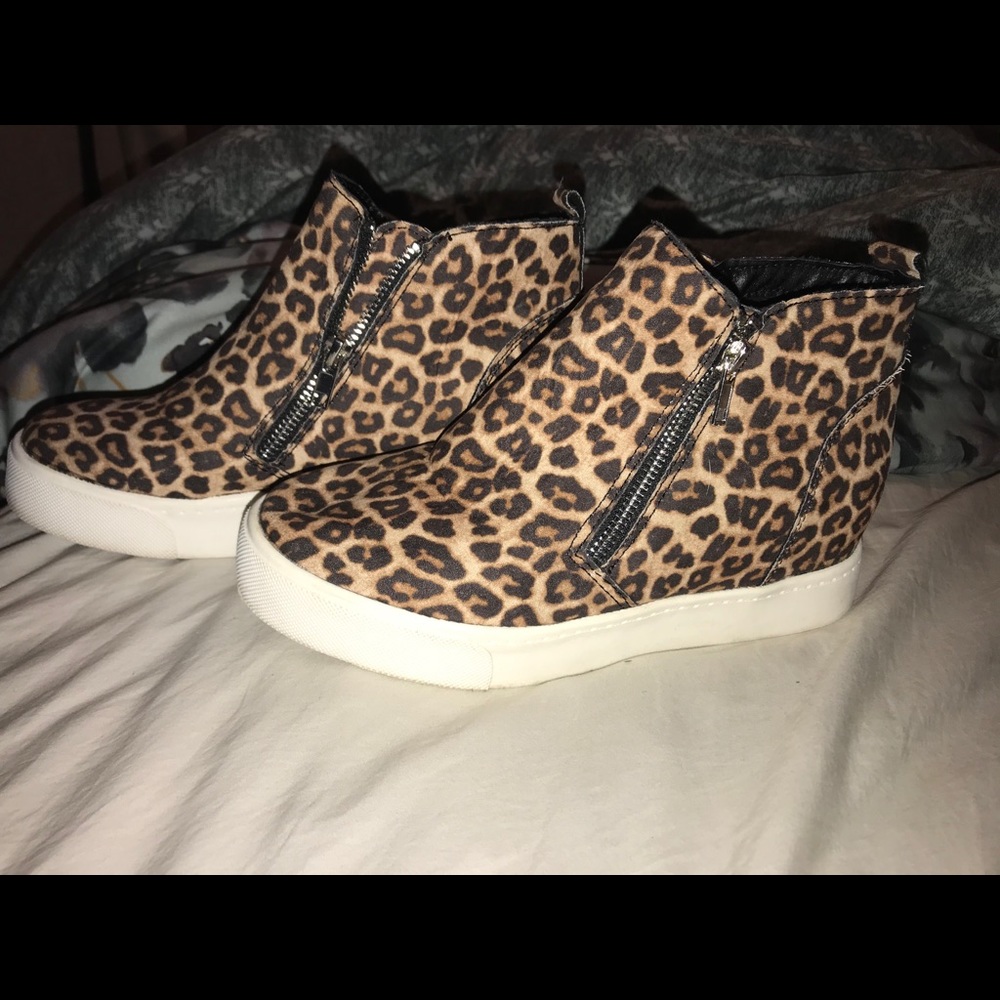 Leopard Sneaker Wedges